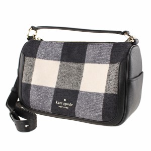 ケイトスペード ショルダーバッグ・ポシェット 2WAY KATE SPADE k9447 001 ブラック系マルチ ギンガムチェック 異素材ミックス バッグ・