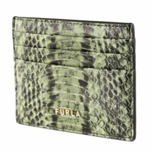 フルラ カードケース・パスケース FURLA PCJ8PYT TONI PRATO グリーン系マルチ パイソン  財布・小物 レディース