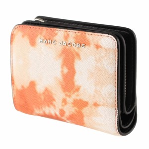 マークジェイコブス 折りたたみ財布 二つ折り  MARC JACOBS S103M06PF22 855 オレンジ系マルチ  財布・小物 レディース