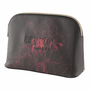 テッドベイカー ポーチ TED BAKER Tedbaker010 ブラック系 花柄 財布・小物 レディース