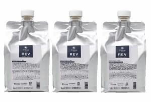 エルコス（ELLCOS） Eセラップ REV（旧 パワーリバイジング＋）1000mL（1L）詰替用（レフィル）3個セット トリートメント