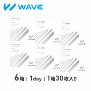 WAVEワンデー プレミアム 30枚入り ×6箱 1day コンタクトレンズ ワンデー 送料無料