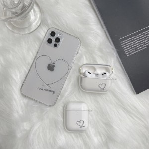 airpods pro2 ケース airpods ケース 第3世代 ケース 韓国 エアポッズ エアーポッズ エアーポッズプロ かわいい おしゃれ PC クリア ハー