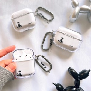 airpods pro2 ケース 韓国 第3世代 ケース airpods pro 第2世代 ケース airpods ケース TPU PC バンクシー Banksy ギャングスターラット 