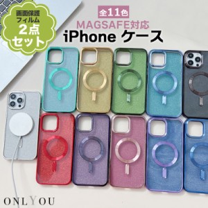 iphone14 ケース 韓国 かわいい おしゃれ iphone15 ケース アイフォン14ケース iphone13 magsafe対応 マグセーフ マグネット ガラスフィ
