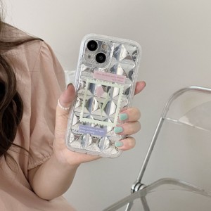 スマホケース iphone14 ケース 韓国 iphone13 ケース iphone12 ケース 携帯ケース iphone11 ケース IMD 英字 ロゴ チューリップ 花 レデ