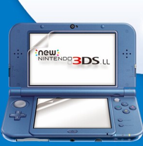 Nintendo New 3DS LL/New 3DS 任天堂 ニンテンドーNew 3DS LL用液晶画面保護シール/保護シート/保護フィルム【A354】
