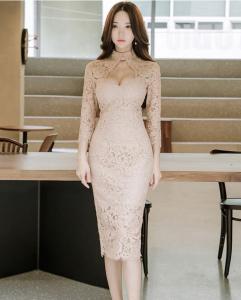 韓国風 新作 ロング丈ドレス セクシー7分袖レースワンピース タイトワンピース パーティドレス お嬢様 通勤 Ol 結婚 二次会 愛用 女らの通販はau Wowma ワウマ ヒナギクファッション 商品ロットナンバー