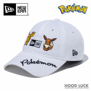 ニューエラ ポケモン コラボ 9TWENTY ホワイト 920 ローキャップ WOMEN ピカチュウ イーブイ NEW ERA POKEMON GOLF 任天堂 かわいい レデ