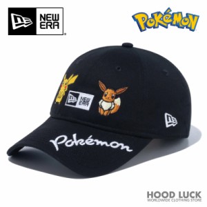 ニューエラ ポケモン コラボ 9TWENTY ブラック ゴルフ 920 ローキャップ WOMEN ピカチュウ イーブイ NEWERA POKEMON GOLF 任天堂 かわい