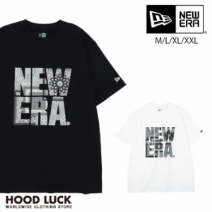 ニューエラ Tシャツ ペイズリー スクエアロゴ メンズ レディース NEW ERA コットン ニューエラー シャツ 夏 定番 ロゴ 帽子 半袖 夏