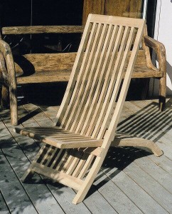 ガーデンチェア 折りたたみ 椅子 高級 チーク材 木製 ガーデン 家具 スライド チェア 幅450×高さ1040×奥行40〜1070×座面高320 チーク 