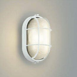玄関 照明 ポーチ灯 ポーチライト LED一体型 白熱球60W相当 防雨型 高さ283×幅160 オフホワイト 照明器具