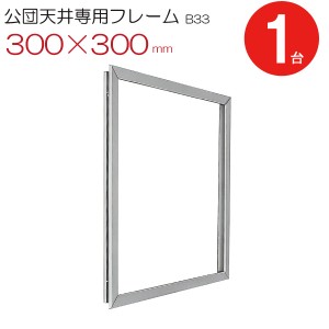 点検口 天井 アルミ 公団 公団天井専用フレーム B33 300×300 1台単位 アルマイト シルバー 住宅 屋内 室内 アルミニウム 建築金物 内装