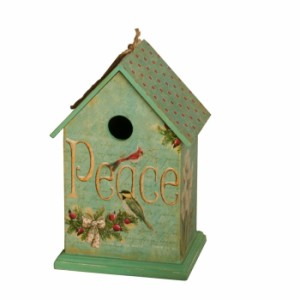 バードハウス 鳥小屋 木製 82378 ガーデニング雑貨 巣箱 バード鳥 野鳥 バードウォッチング 庭 かわいい