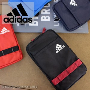 アディダス adidas ストラップ付きファスナーミニポシェット 財布 ミニショルダーバッグ ブレス 63474【メール便配送商品】