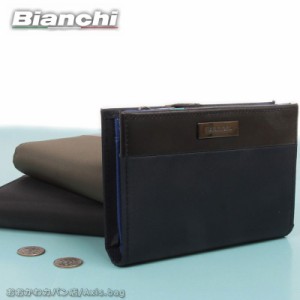 ビアンキ Bianchi 二つ折り財布 L字ファスナー小銭入れ PICCOLO ピッコロ BID1203【メール便配送商品】