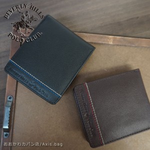 ビバリーヒルズ ポロ クラブ BEVERLY HILLS POLO CLUB 二つ折り財布 61B402【メール便配送商品】