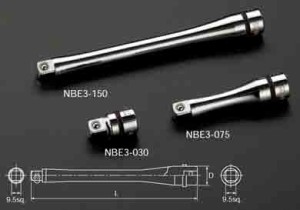 KTC　NBE3-075　75mm　ネプロス　9.5sq　エクステンションバー