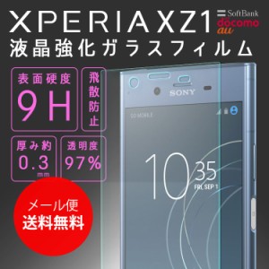 Xperia XZ1 フィルム xperiaxz1 ガラスフィルム XZ1 SOV36 SO-01K 701SO ガラスフィルム 画面 液晶 保護フィルム 飛散防止 薄い 硬い ク