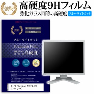 EIZO FlexScan S1923-HGY 19インチ 機種で使える 強化 ガラスフィルム  と 同等の 高硬度9H ブルーライトカット クリア光沢 改訂版 液晶