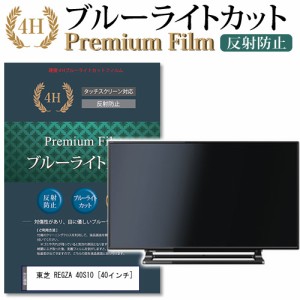 東芝 REGZA 40S10 40インチ 機種で使える ブルーライトカット 反射防止 液晶TV 保護フィルム メール便送料無料