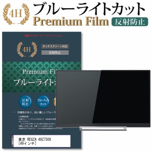 東芝 REGZA 49Z730X [49インチ] で使える ブルーライトカット 反射防止 液晶TV 保護フィルム メール便送料無料