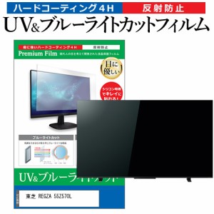 東芝 REGZA 55Z570L [55インチ] ブルーライトカット 反射防止 液晶TV 保護フィルム 指紋防止 メール便送料無料