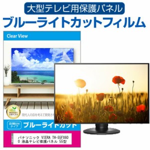 パナソニック VIERA TH-55FX600 液晶テレビ保護パネル 55型 ブルーライトカット テレビ保護パネル 55インチ 保護 フィルム 画面 モニター