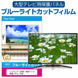 ハイセンス 55A6G 液晶テレビ保護パネル 55型 ブルーライトカット テレビ保護パネル 55インチ 保護 フィルム 画面 モニター 破損 防止 