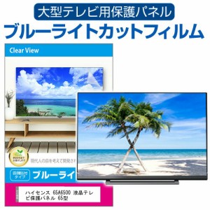 ハイセンス 65A6500 液晶テレビ保護パネル 65型 ブルーライトカット テレビ保護パネル 65インチ 保護 フィルム 画面 モニター 破損 防止 