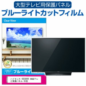 ハイセンス 65E6000 液晶テレビ保護パネル 65型 ブルーライトカット テレビ保護パネル 65インチ 保護 フィルム 画面 モニター 破損 防止 