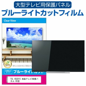 TCL 65C815 液晶テレビ保護パネル 65型 ブルーライトカット テレビ保護パネル 65インチ 保護 フィルム 画面 モニター 破損 防止 