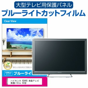 ハイセンス 65A6G 液晶テレビ保護パネル 65型 ブルーライトカット テレビ保護パネル 65インチ 保護 フィルム 画面 モニター 破損 防止 