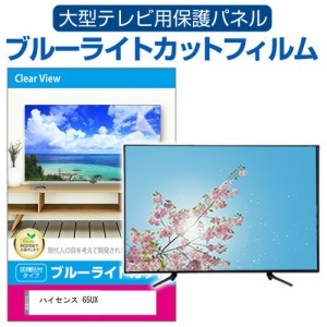 ハイセンス 65UX [65インチ] 液晶テレビ保護パネル 65型 ブルーライトカット メール便送料無料