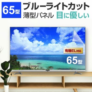 液晶テレビ保護パネル 65型 ブルーライトカット テレビ保護パネル ６５インチ bravia ブラビア viera ビエラ regza レグザ 保護 フィルム