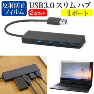 GPD WIN4 [6インチ] USB3.0 スリム4ポート ハブ と 反射防止液晶保護フィルム セット メール便送料無料