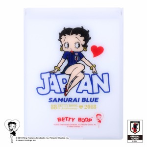 Betty Boop×侍ブルー BETTY BOOP　コンパクトミラー サッカー日本代表ver.