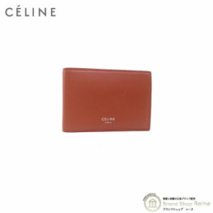 CELINE セリーヌ　折り畳み財布　フレーム　バイカラースムースラムスキン