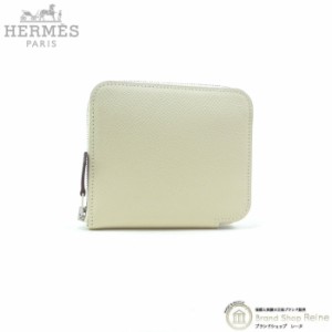 HERMES エルメス  アザップ コンバイン 二つ折り財布    アリゲーター ハバナ ダークブラウン系 シルバー金具  ラウンドファスナー 長財布 □M刻印 【本物保証】