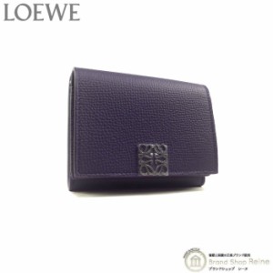 あり札入れロエベ アナグラム 三つ折り財布 PVC レディース LOEWE 【1-0110088】