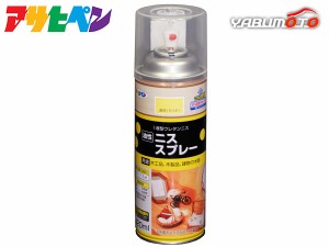 アサヒペン 油性 ニススプレー 透明(クリヤ) 420ml 屋外 屋内用 フローリング 家具