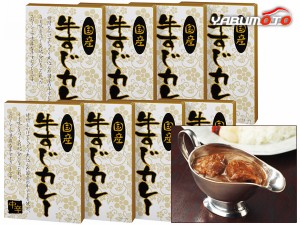 国産牛すじカレー中辛 8食 国産牛すじカレー中辛180g×8 レトルト KGS40 内祝い お祝い 返礼品 贈答 進物 ギフトプレゼント 税率8％