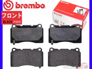 ブレンボ ブラック ブレーキパッド WRX VAB '14/08〜'17/06 フロント ※STI フロント4POT キャリパー スバル brembo 送料無料