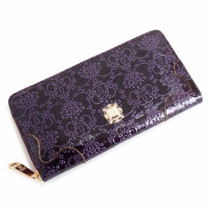 展示品箱なし アナスイ 財布 長財布 ラウンドファスナー 濃紫(パープル) ANNA SUI 310490-96 レディース 婦人