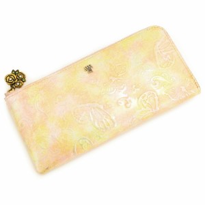 アナスイ 財布 長財布 L字ファスナー ピンク(ピンク、イエローなど) ANNA SUI 315812-32 レディース 婦人 ギフト 定番 彼氏 彼女 プレゼ