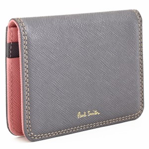 ポールスミス パスケース 定期入れ 灰(グレー) Paul Smith pwd522-13 レディース 婦人 ギフト 定番 彼氏 彼女 プレゼント