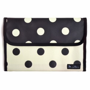 マルチケース/母子手帳ケース(ジャバラタイプ) polka dot large(twill・white)【母子手帳カバー 母子手帳入れ】(赤ちゃん ベビー 出産祝