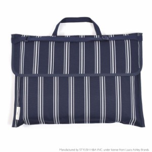 LAURA ASHLEY 防災頭巾カバー スタンダード Farnworth Stripe 子供用 背もたれ 防災頭巾 カバー 座布団 防災ずきんカバー 幼稚園 小学校 