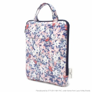 LAURA ASHLEY タブレット・パソコンケース (11インチ) Floret 小学生 ランドセル 11インチ 汎用 縦型 タブレットケース インナーバッグ 